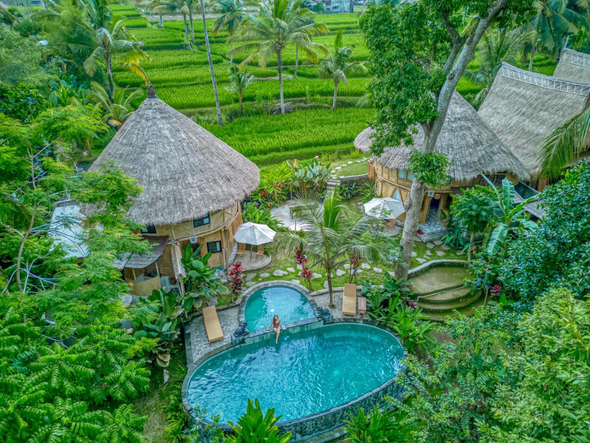 Bamboo Cabin Sanctuary By Nusantara Hospitality Ubud Kültér fotó